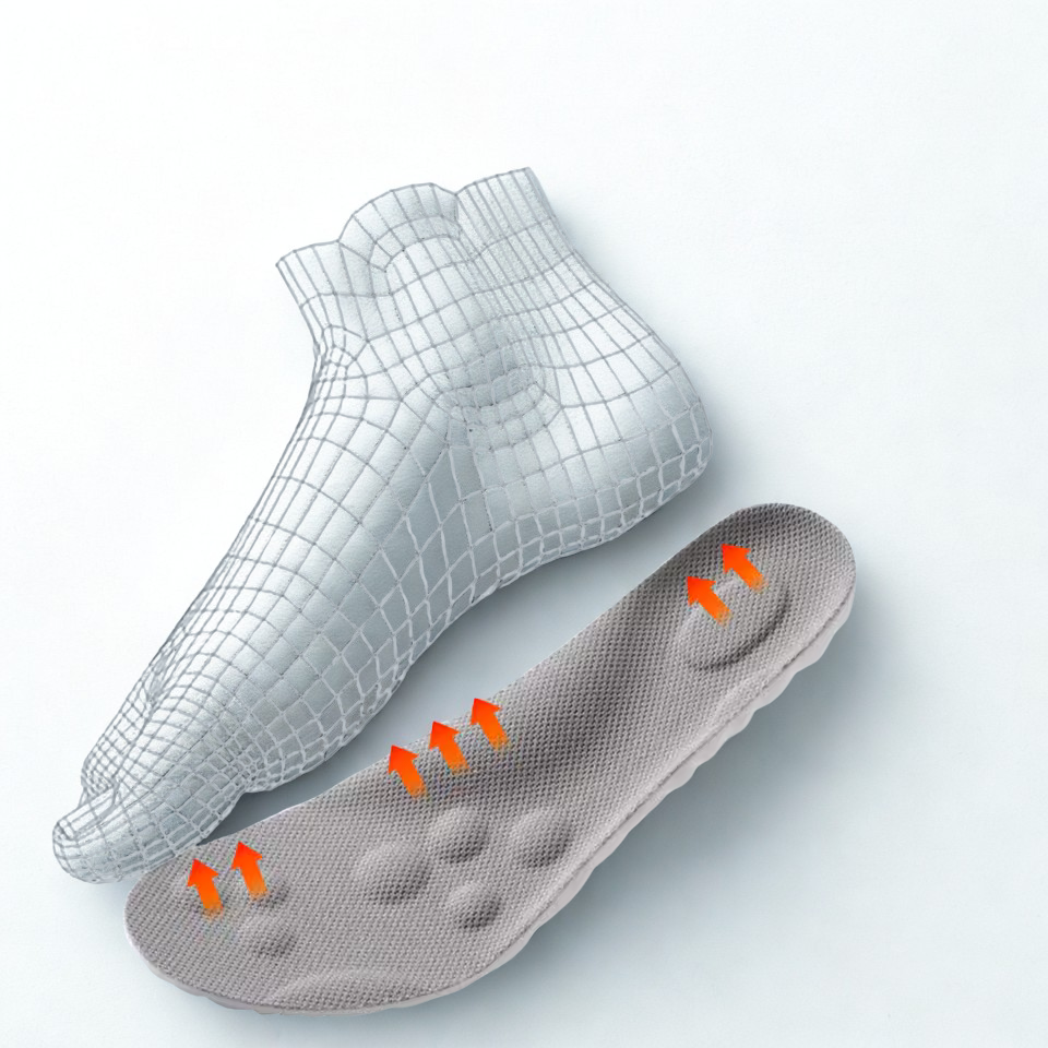 Semelles orthopédiques de sport en latex